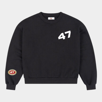 47 Gallery Boxy Sweatshirt - Black